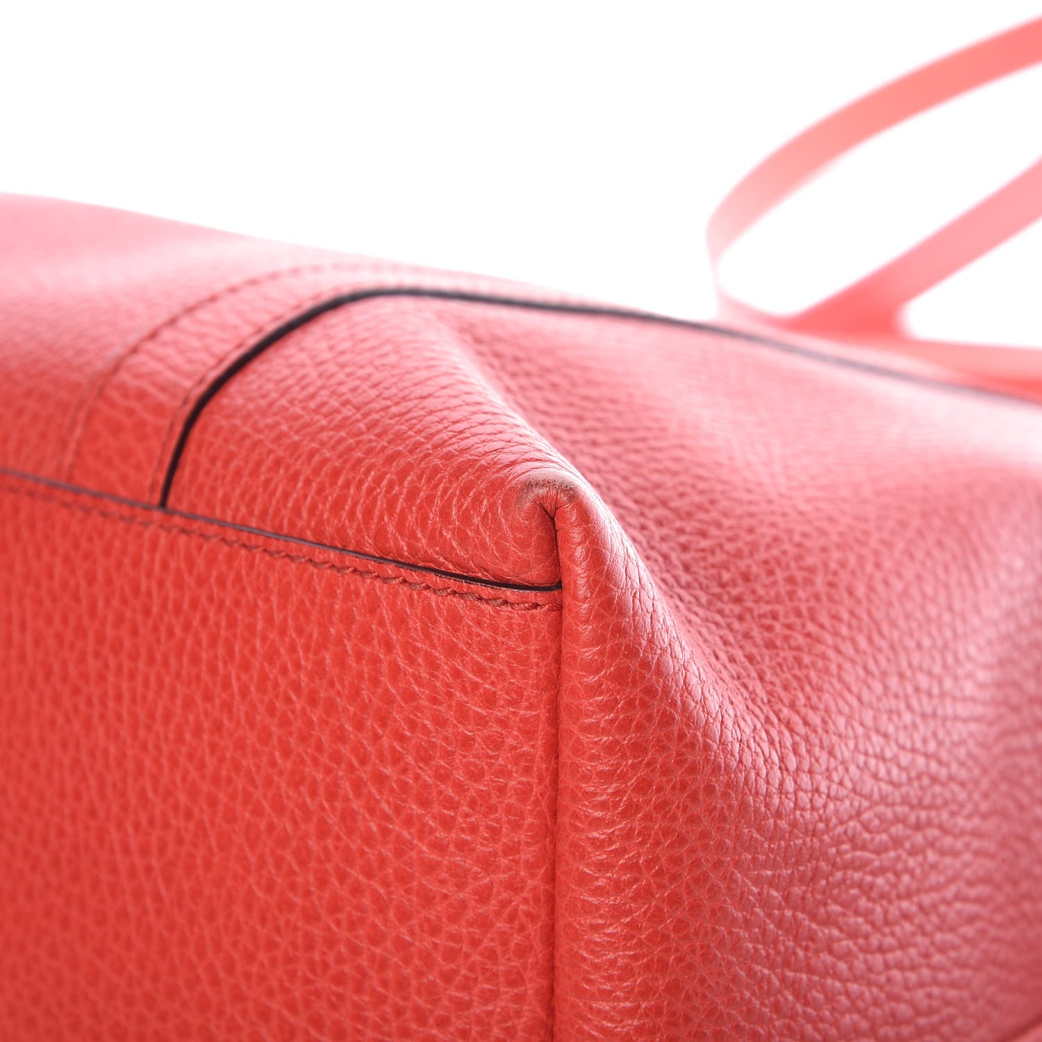 Gucci Dollar Calfskin Medium GG Charm Dome Satchel Sporting Red 10 of 12