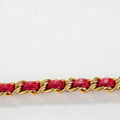 Chanel Caviar Timeless CC Wallet On Chain WOC Red 9 of 11