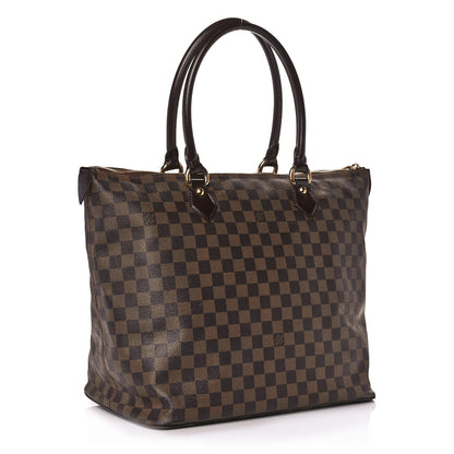 Louis Vuitton Damier Ebene Saleya GM 3 of 16