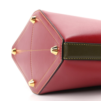 Alexander McQueen Calfskin The Bucket Bag Red Multicolor 10 of 10