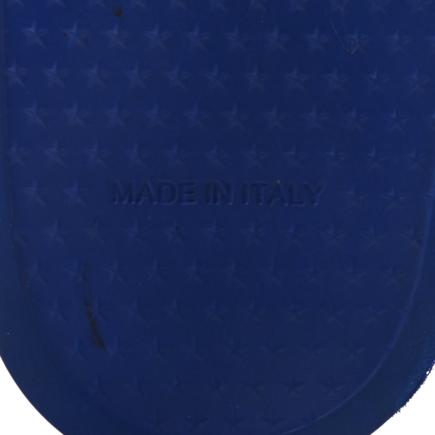 Rubber Logo Womens Pool Slide Sandals 39 Blue Indigo