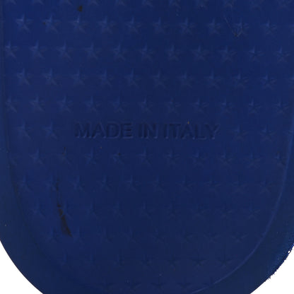 Givenchy Rubber Logo Womens Pool Slide Sandals 39 Blue Indigo 7 of 9