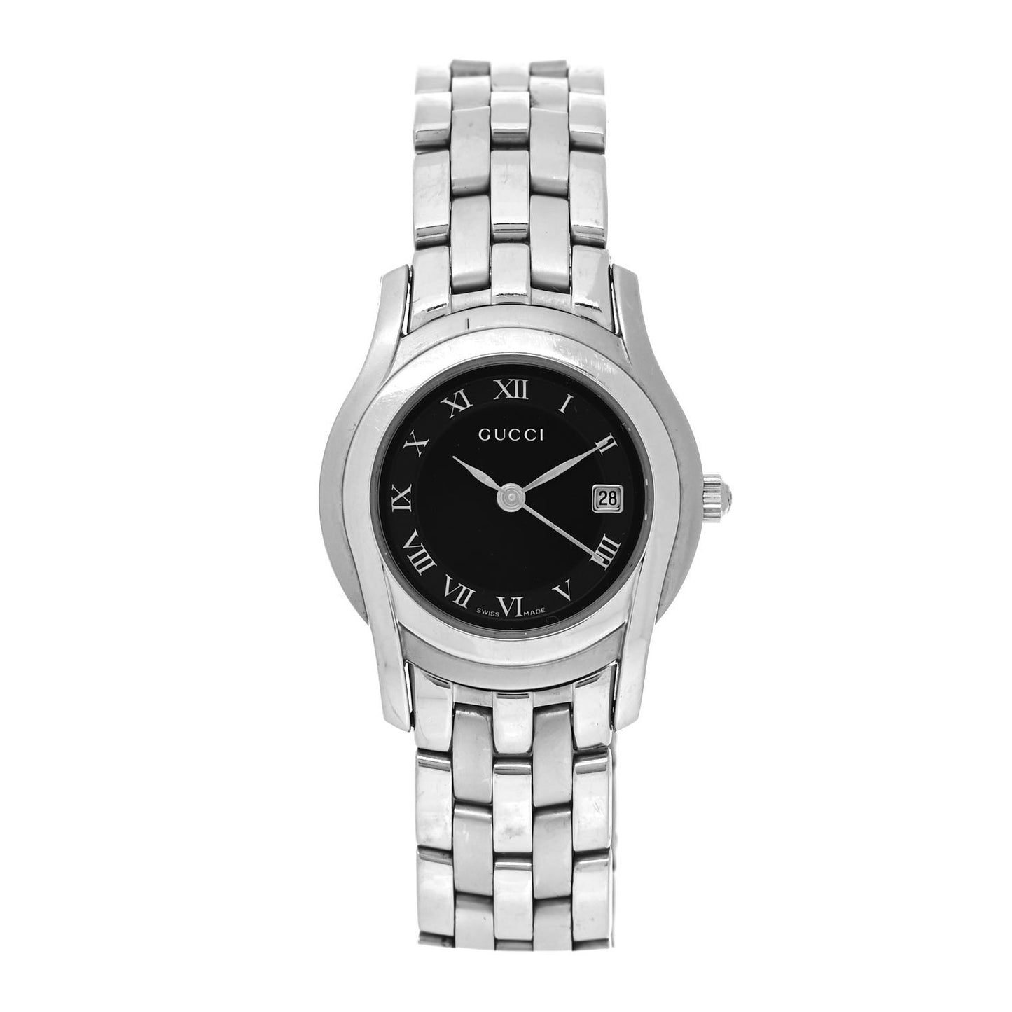 Stainless Steel 27mm 5500L Quartz Watch Black