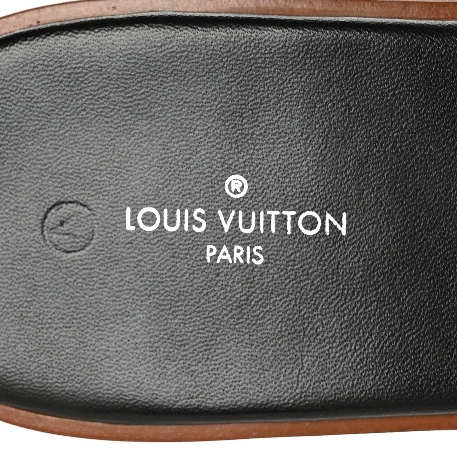 Louis Vuitton Mink Fur Lock It Flat Mule 38 Black White 6 of 7