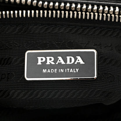 Prada Tessuto Nylon Buffalo Shoulder Bag Black 6 of 10