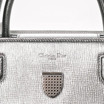 Christian Dior Metallic Grained Calfskin Medium Diorever Flap Silver 7 of 8
