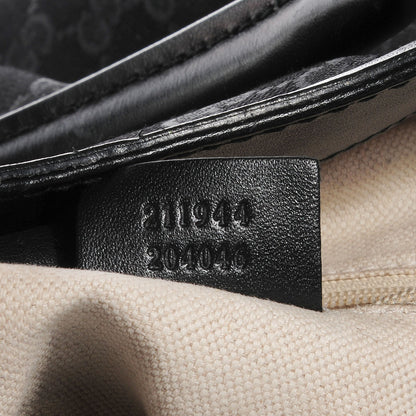 Gucci Monogram Medium Sukey Tote Black 6 of 9