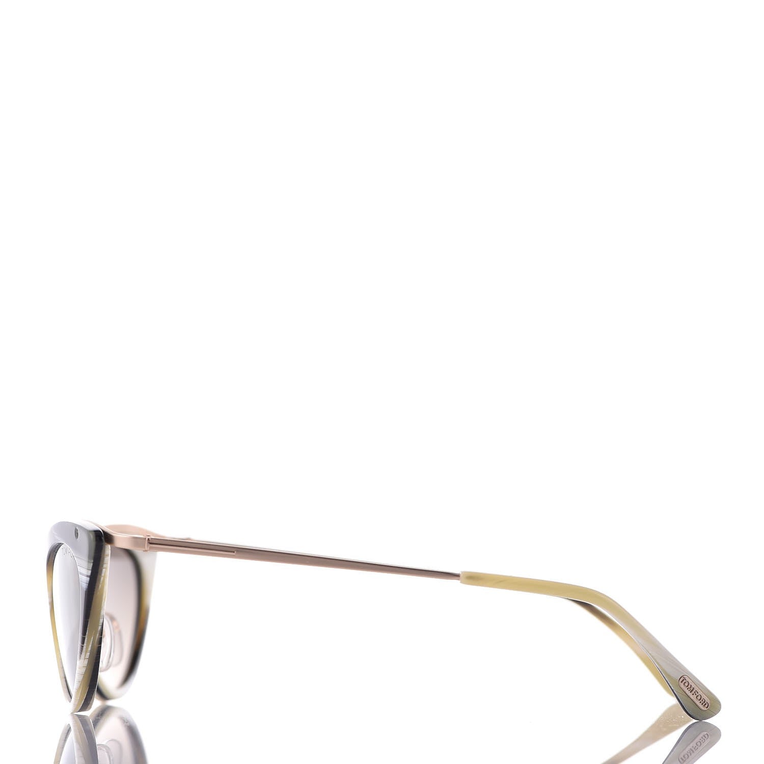 Tom Ford Grace Cat Eye Sunglasses TF349 Green 3 of 7