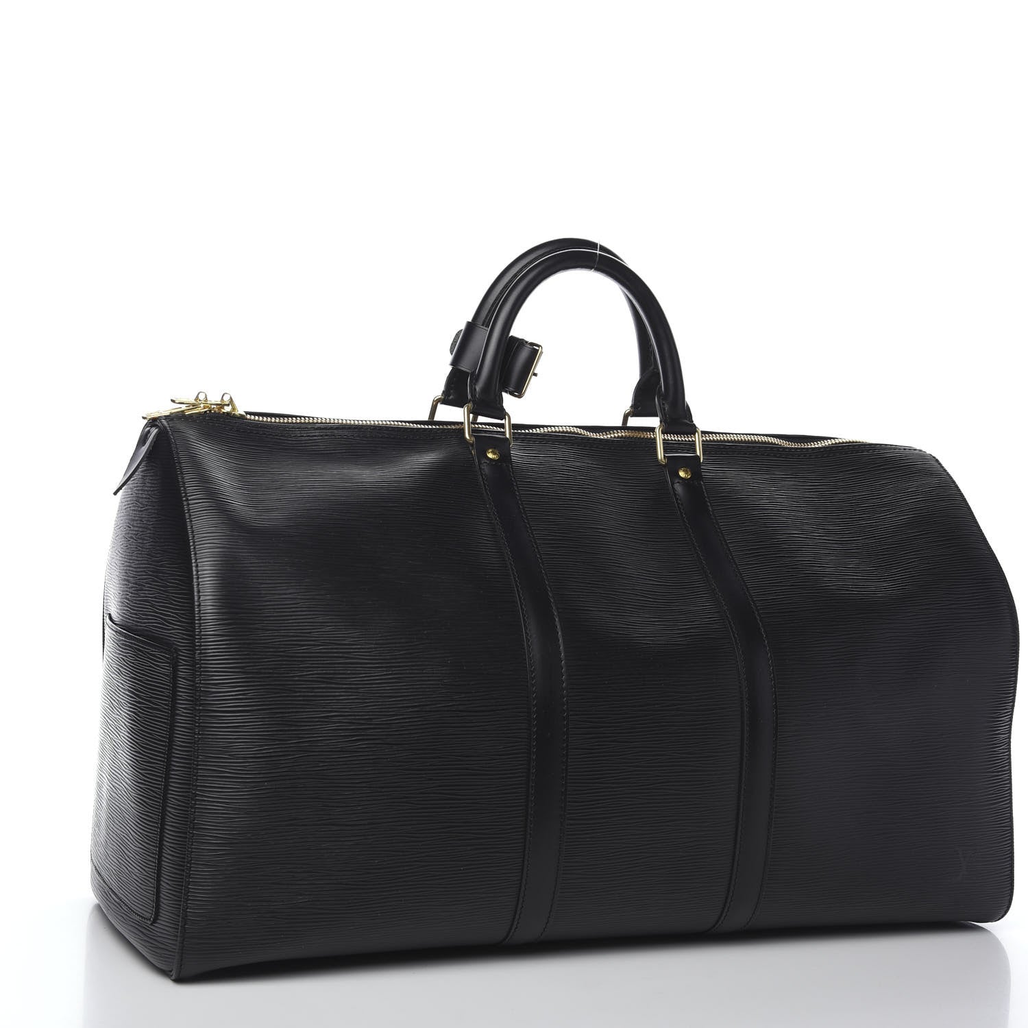 Louis Vuitton Epi Keepall 50 Black 2 of 8