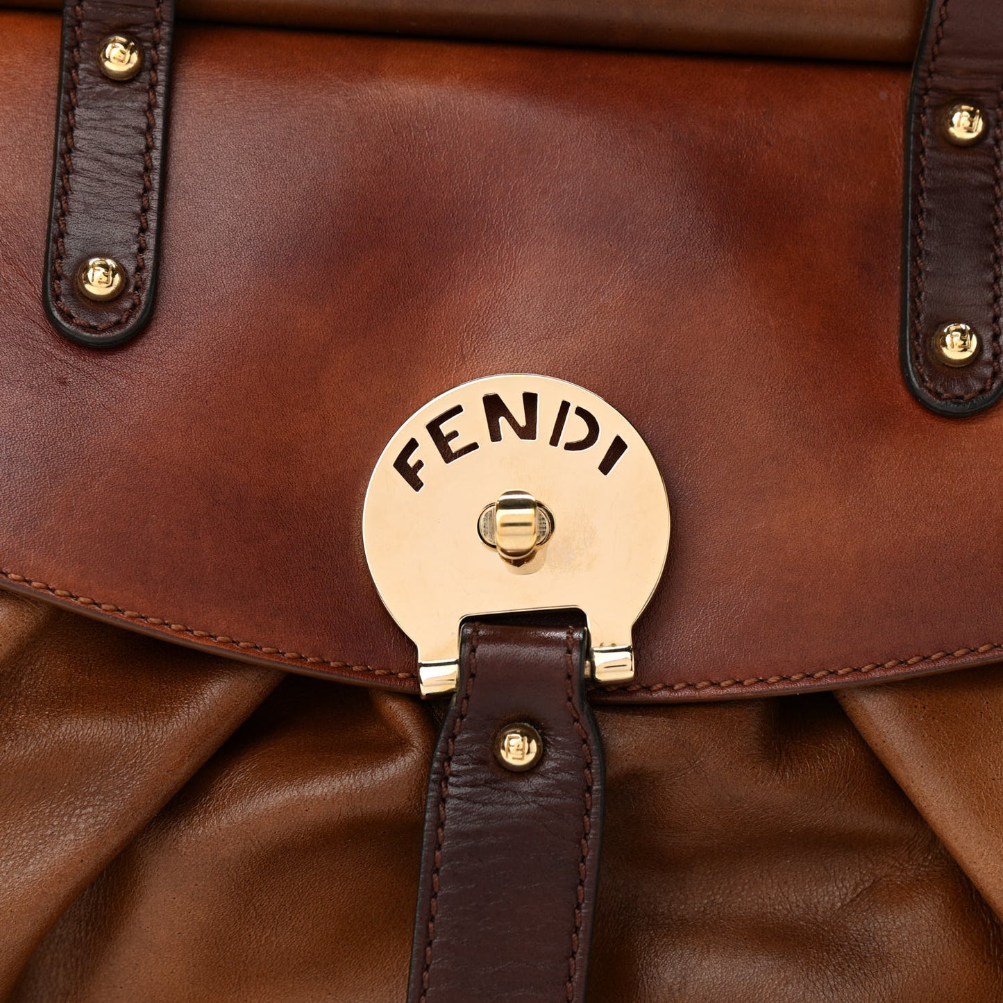 Calfskin Medium Magic Bag Brown
