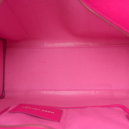 Marc Jacobs Grained Calfskin Large The Tote Bag Hot Pink 5 of 11