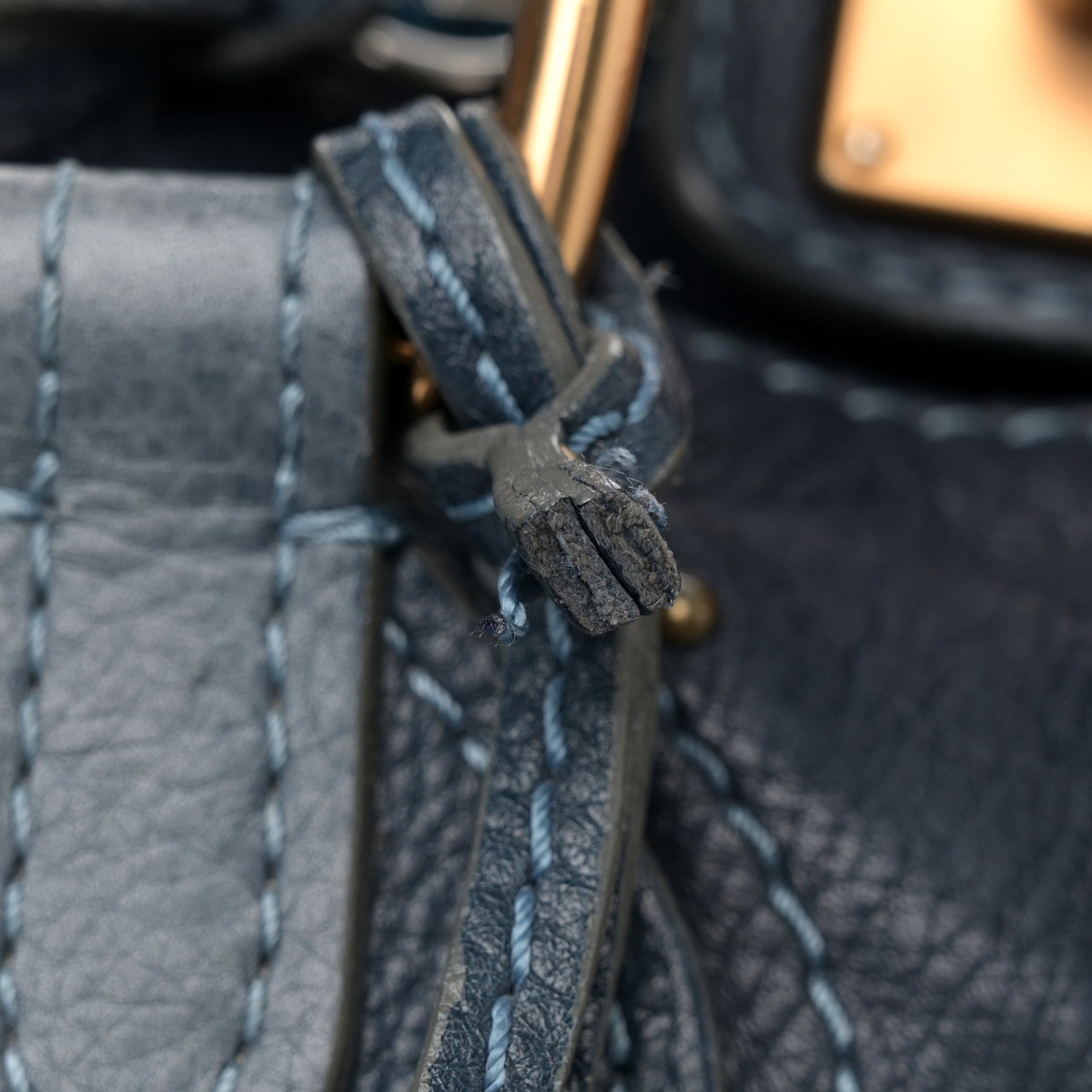 Chloe Calfskin Paddington Satchel Blue 12 of 13