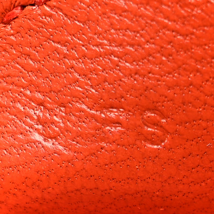 Hermes Milo Lambskin Grigri Rodeo Horse Bag Charm PM Orange Poppy Craie Terre Battue 3 of 4