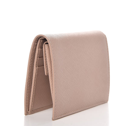 Prada Saffiano Metal Bi-Fold Wallet Cammeo 3 of 6