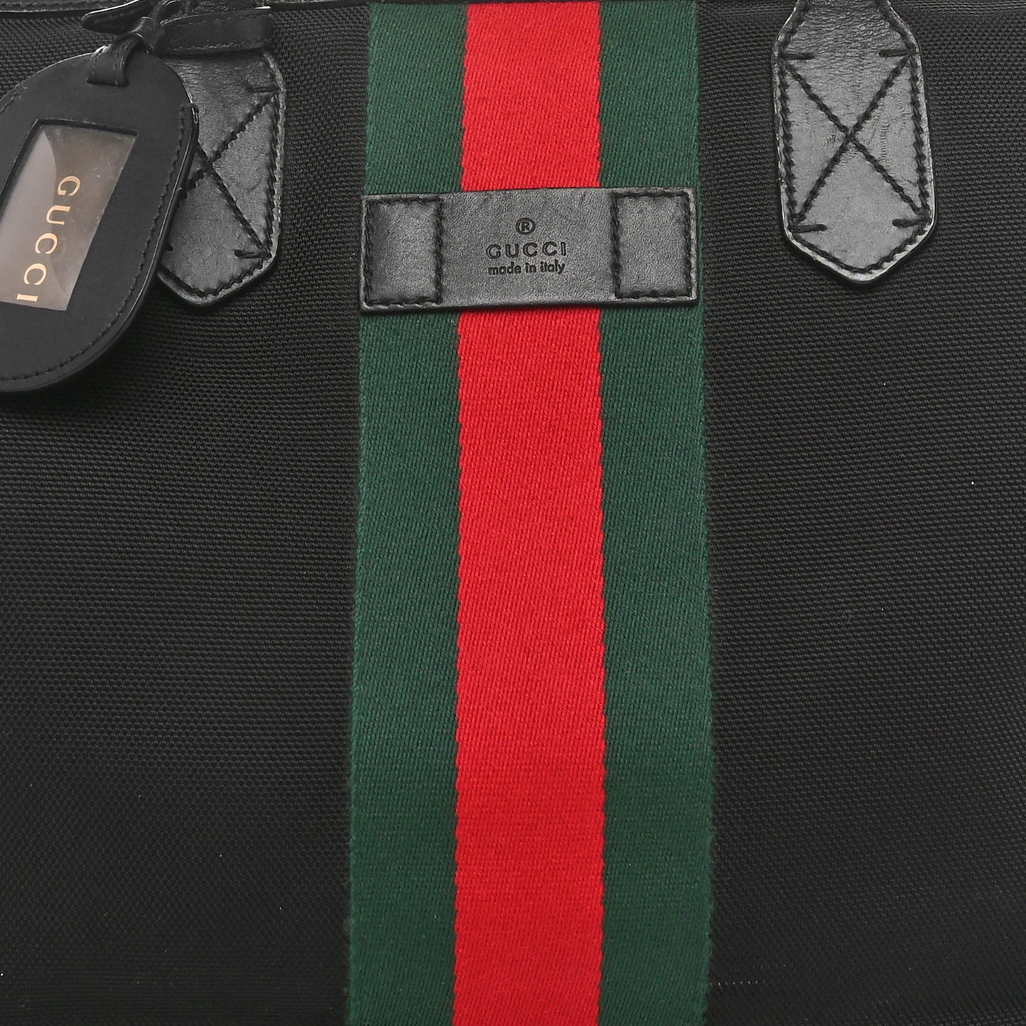 Techno Canvas Web Duffle Black