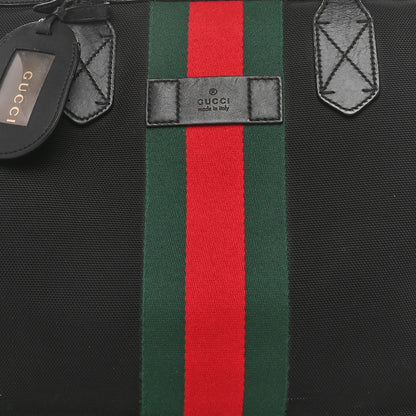Gucci Techno Canvas Web Duffle Black 8 of 11