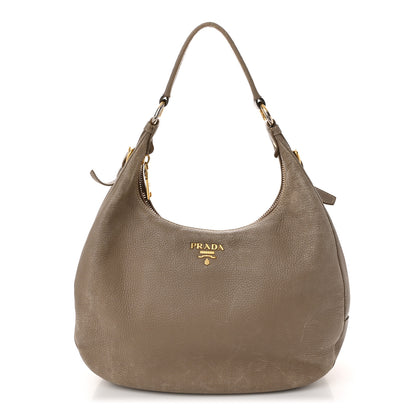 Prada Vitello Daino Hobo Argilla 1 of 14