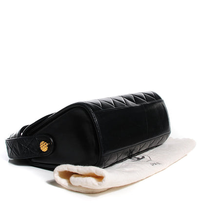 Chanel Lambskin Quilted Flap Shoulder Bag Black 4 of 9