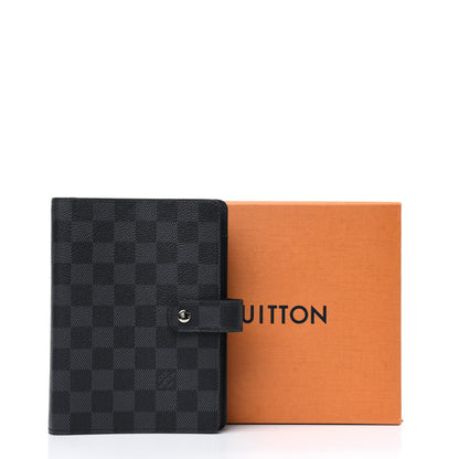 Louis Vuitton Damier Graphite Medium Ring Agenda Cover 7 of 7