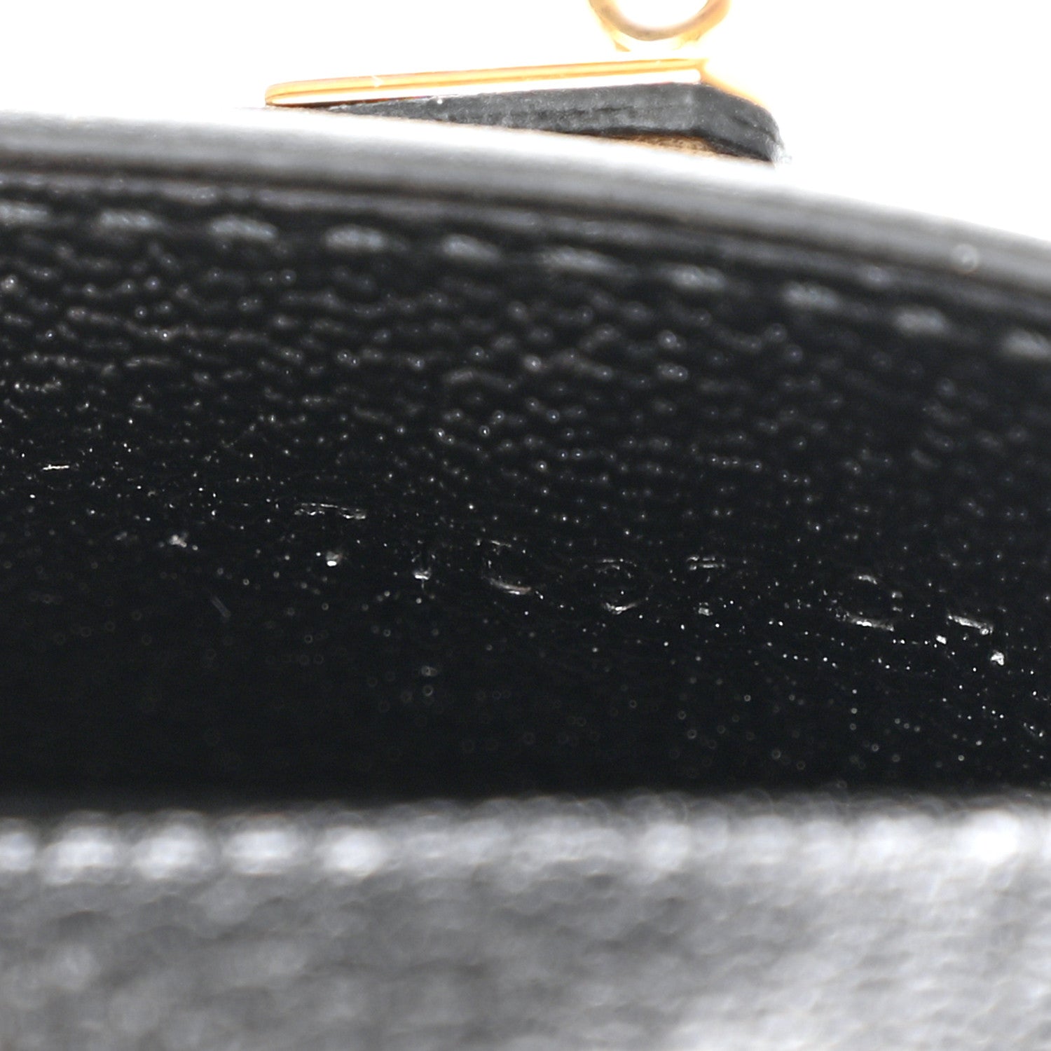 Hermes Tadelakt Mini Kelly Twilly Bag Charm Black 4 of 6
