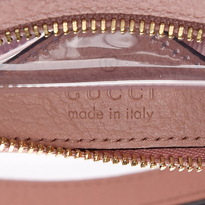 Gucci Vinyl Web Mini Ophidia Transparent Shoulder Bag Perfect Pink 8 of 10