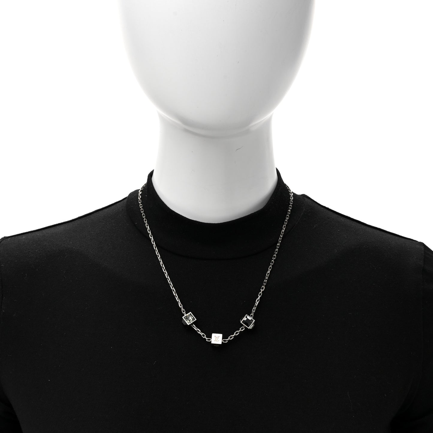 Swarovski Gamble Short Necklace Silver