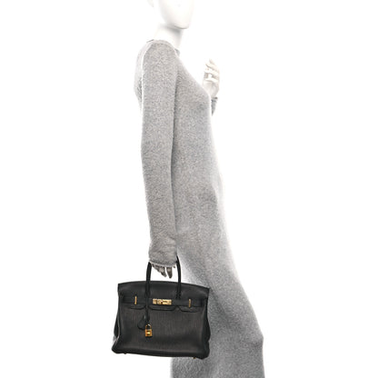 Hermes Togo BIRKIN 30 Black 2 of 10