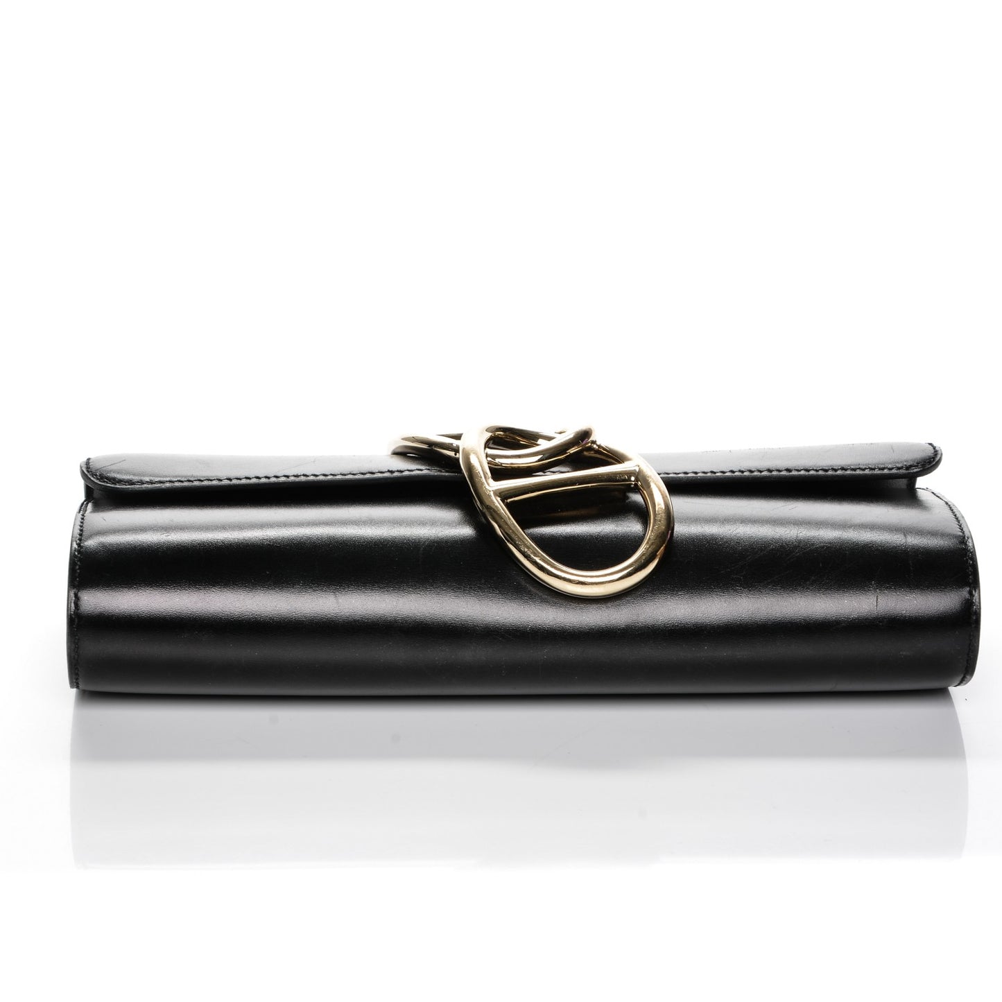 Tadelakt Egee Clutch Black