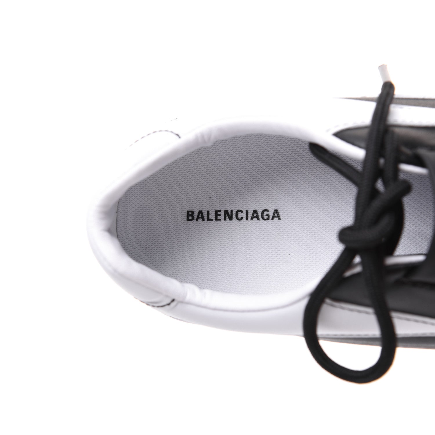 Balenciaga Polyurethane Womens Zen Sneakers 38 White Black 7 of 8