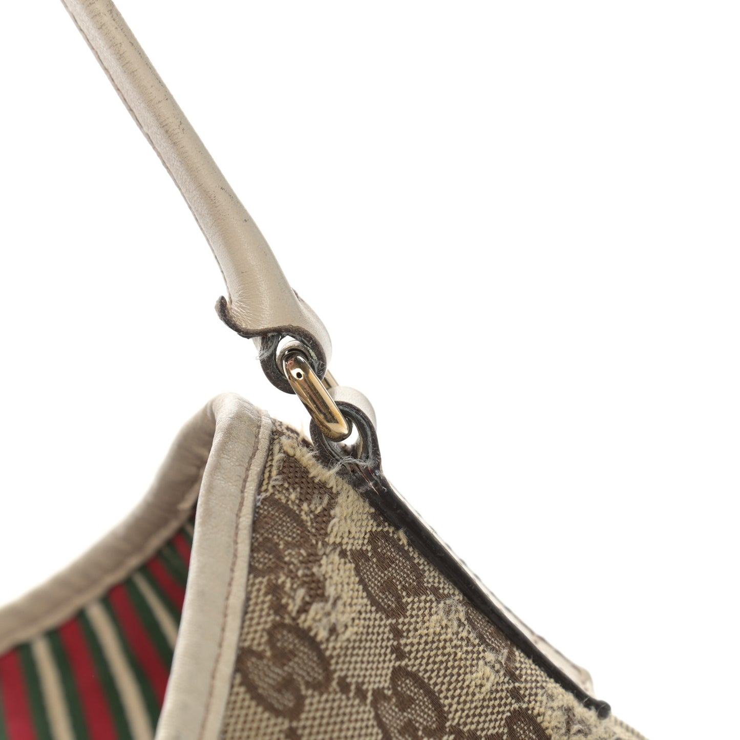 Monogram Medium New Britt Hobo Off White