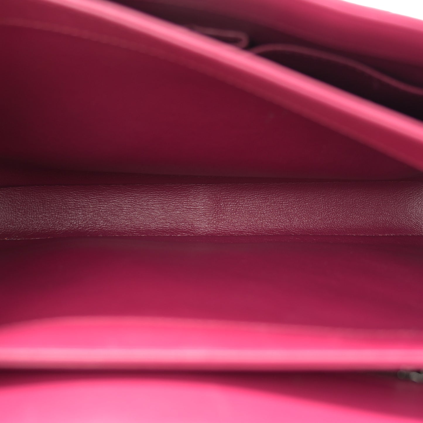 Lambskin Quilted Medium Trendy CC Flap Dual Handle Bag Dark Pink