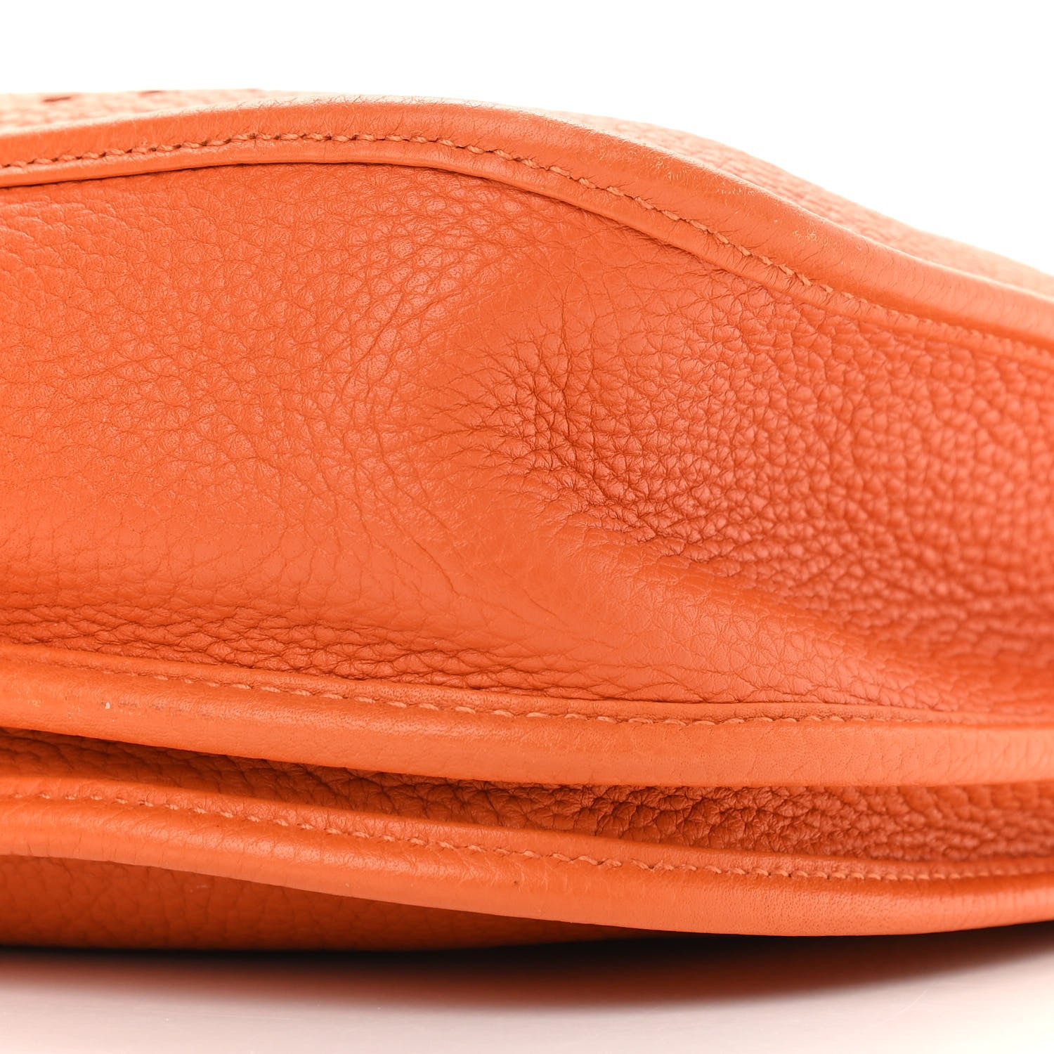 Hermes Taurillon Clemence Evelyne III PM Orange 11 of 12