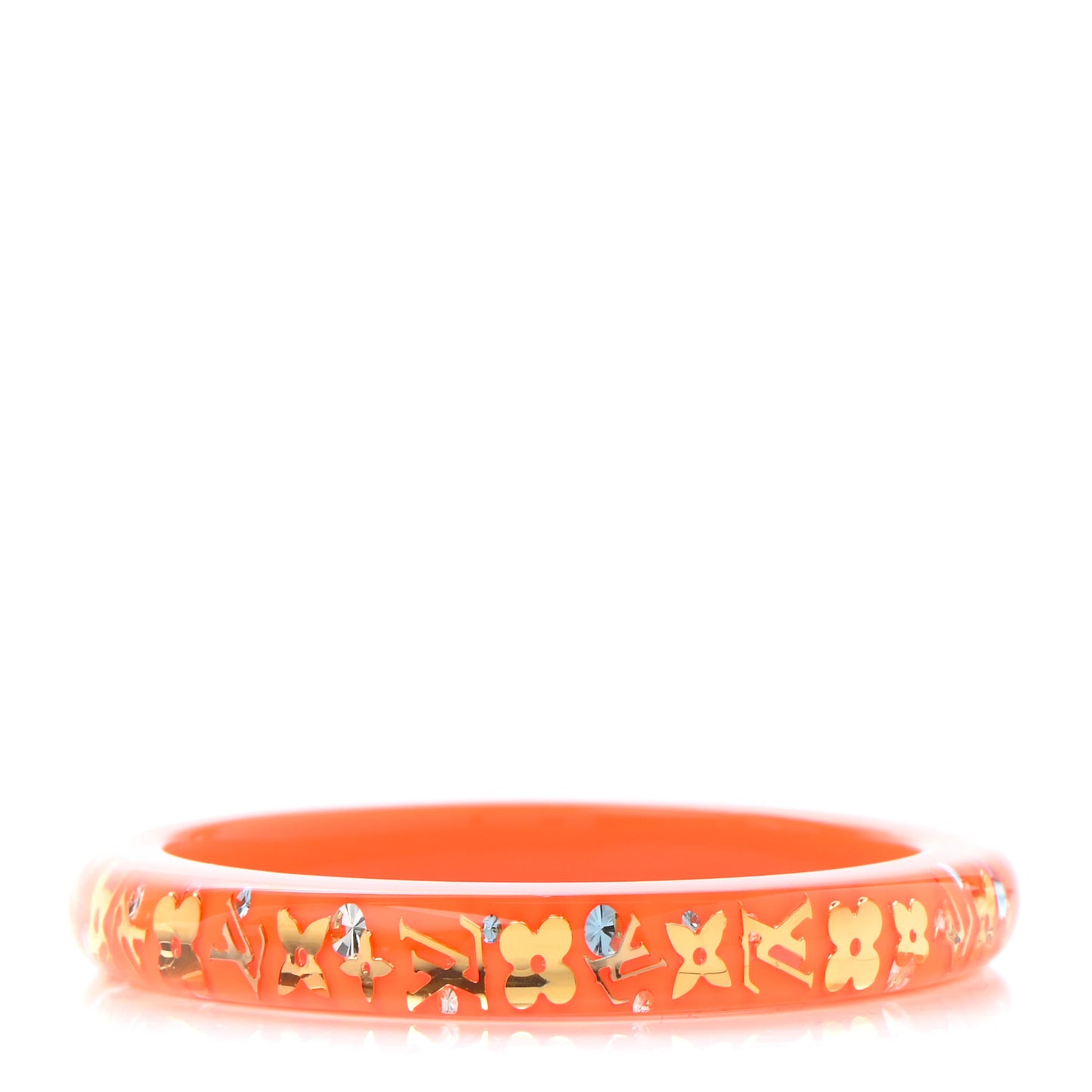 Resin Swarovski Medium Inclusion Bracelet PM Orange Sunset