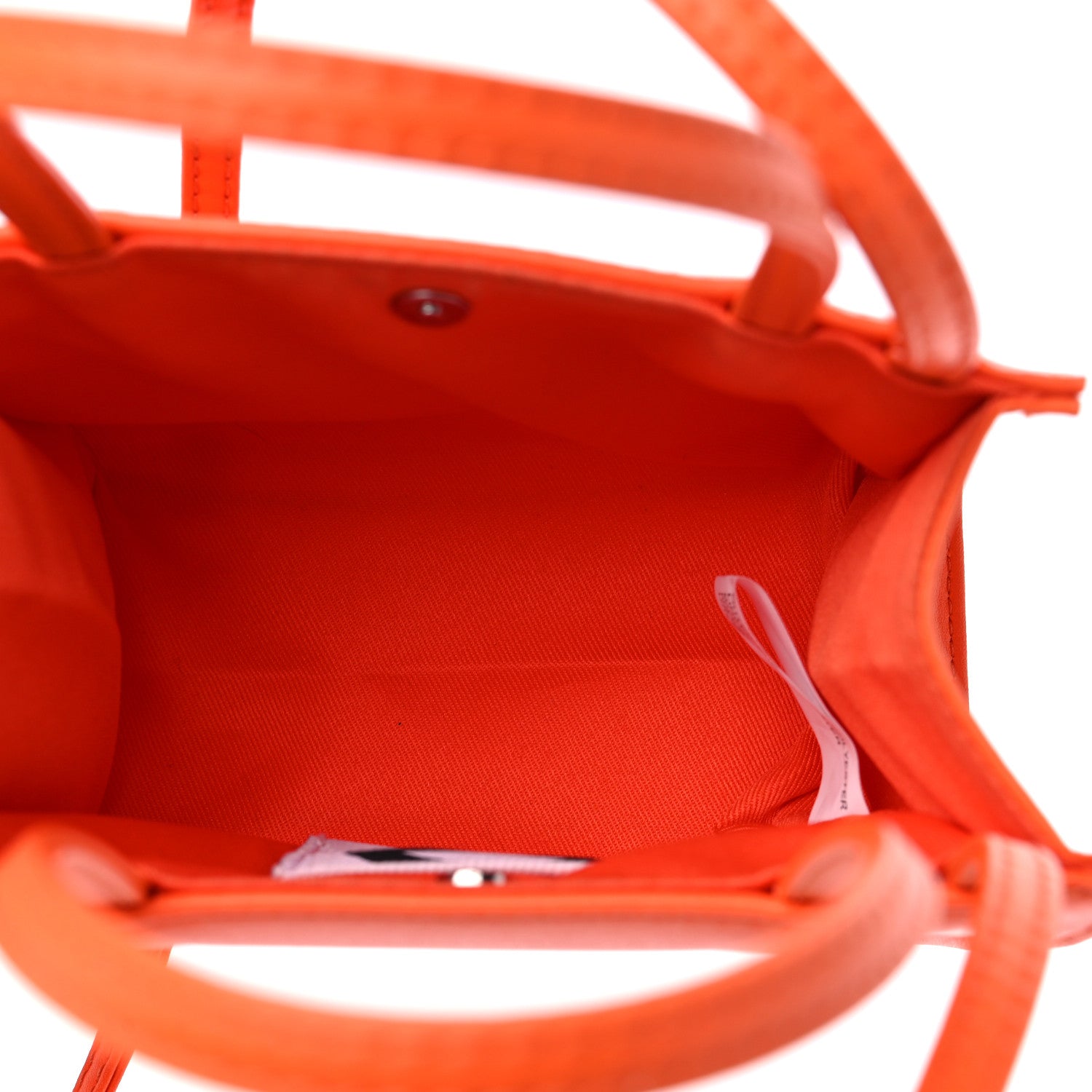 Telfar Vegan Leather Small Shopping Bag Orange 5 of 8