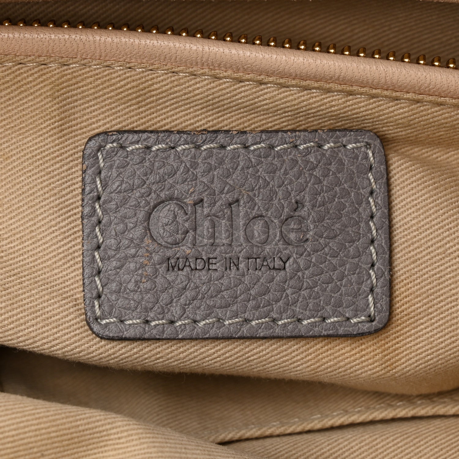 Chloe Calfskin Medium Paraty Cashmere Grey 6 of 12