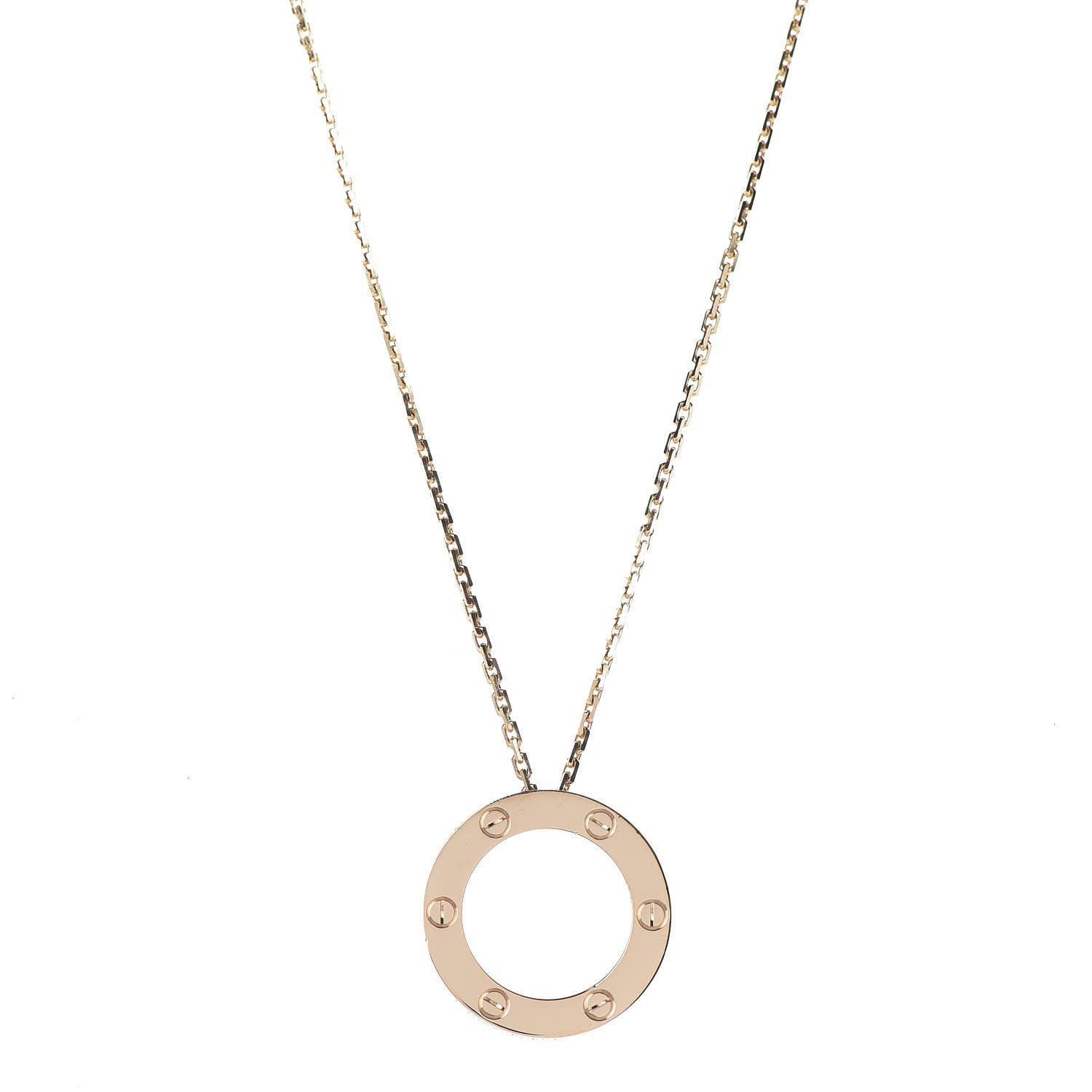 Cartier 18K Yellow Gold LOVE Pendant Necklace 1 of 5