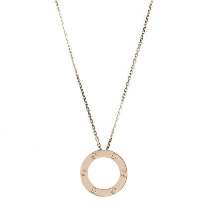 Cartier 18K Yellow Gold LOVE Pendant Necklace 1 of 5