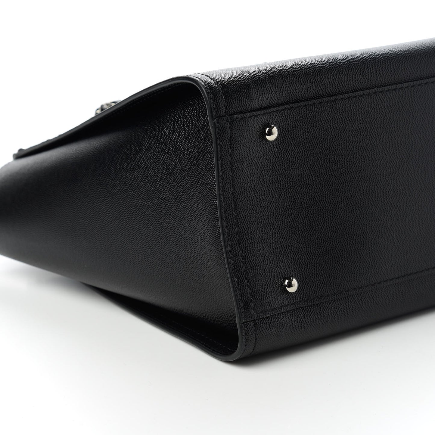 Caviar Small Studded Deauville Tote Black