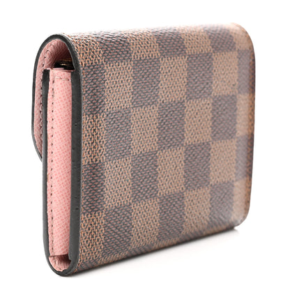 Louis Vuitton Damier Ebene Rosalie Coin Purse Rose Ballerine 3 of 12