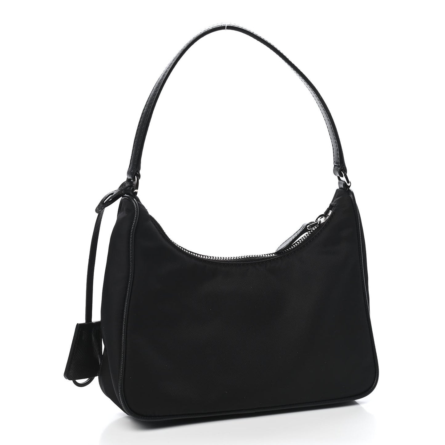 Tessuto Nylon Saffiano Mini Re-Edition 2005 Bag Black
