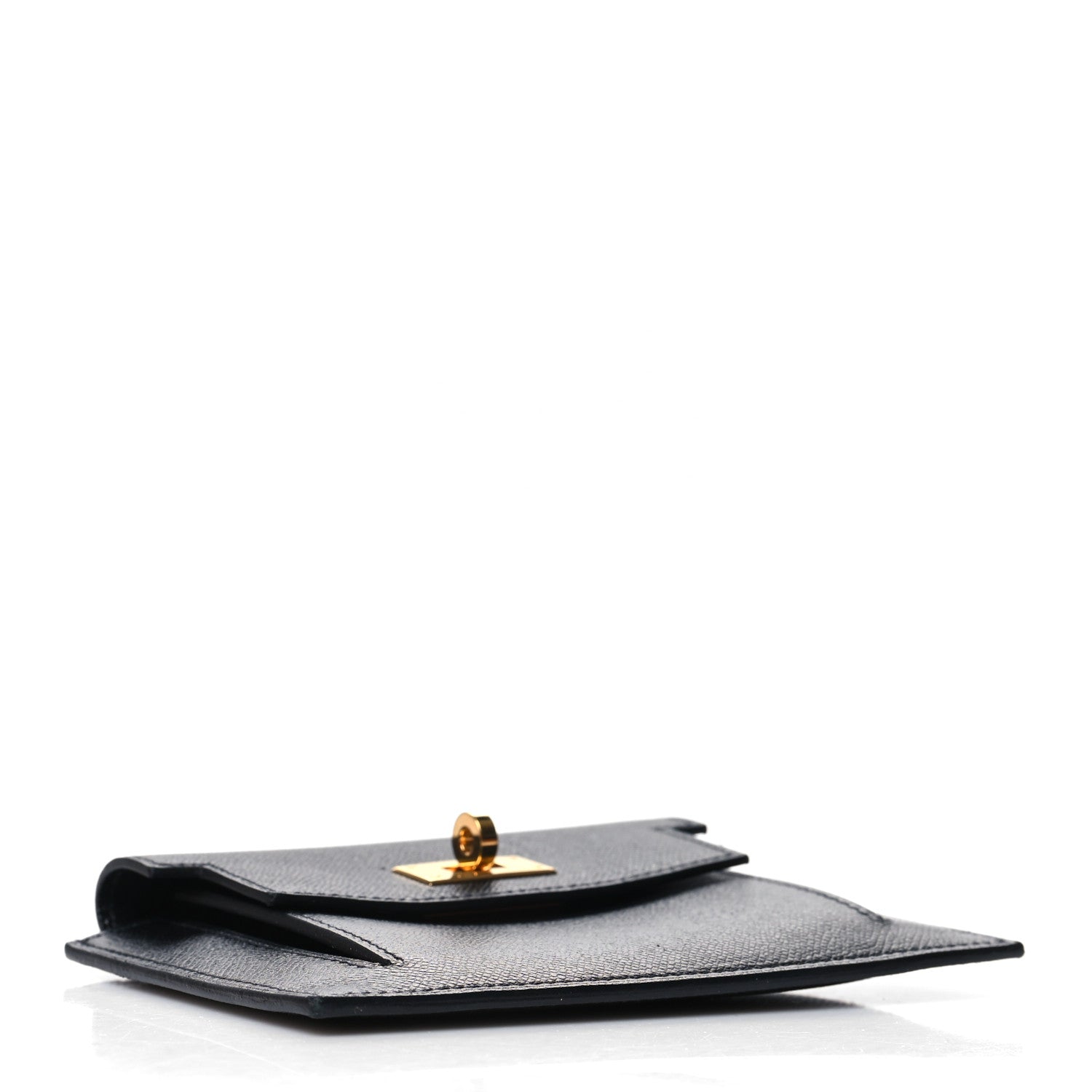Hermes Epsom Kelly Pocket Compact Wallet Black 4 of 10