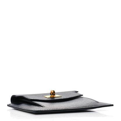 Hermes Epsom Kelly Pocket Compact Wallet Black 4 of 10