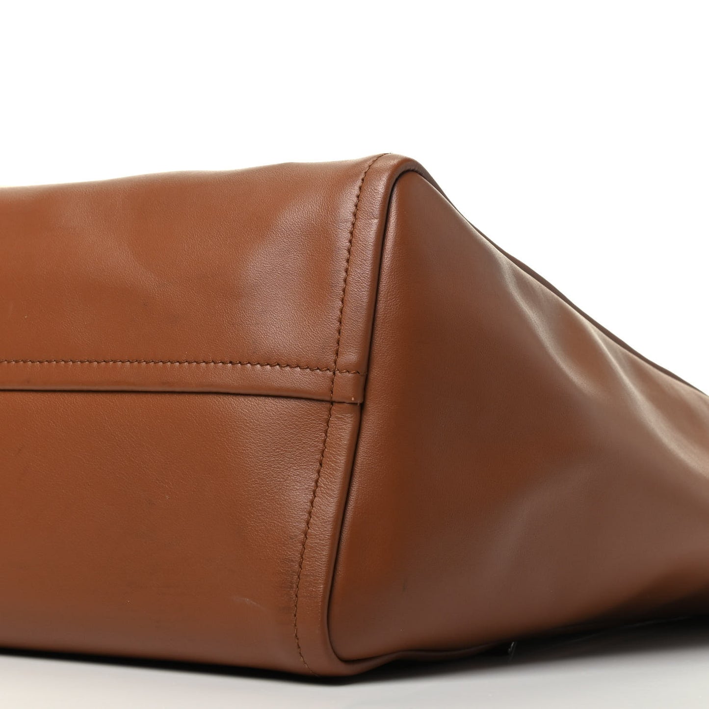Calfskin Large Concept Shopper Tote Cuoio