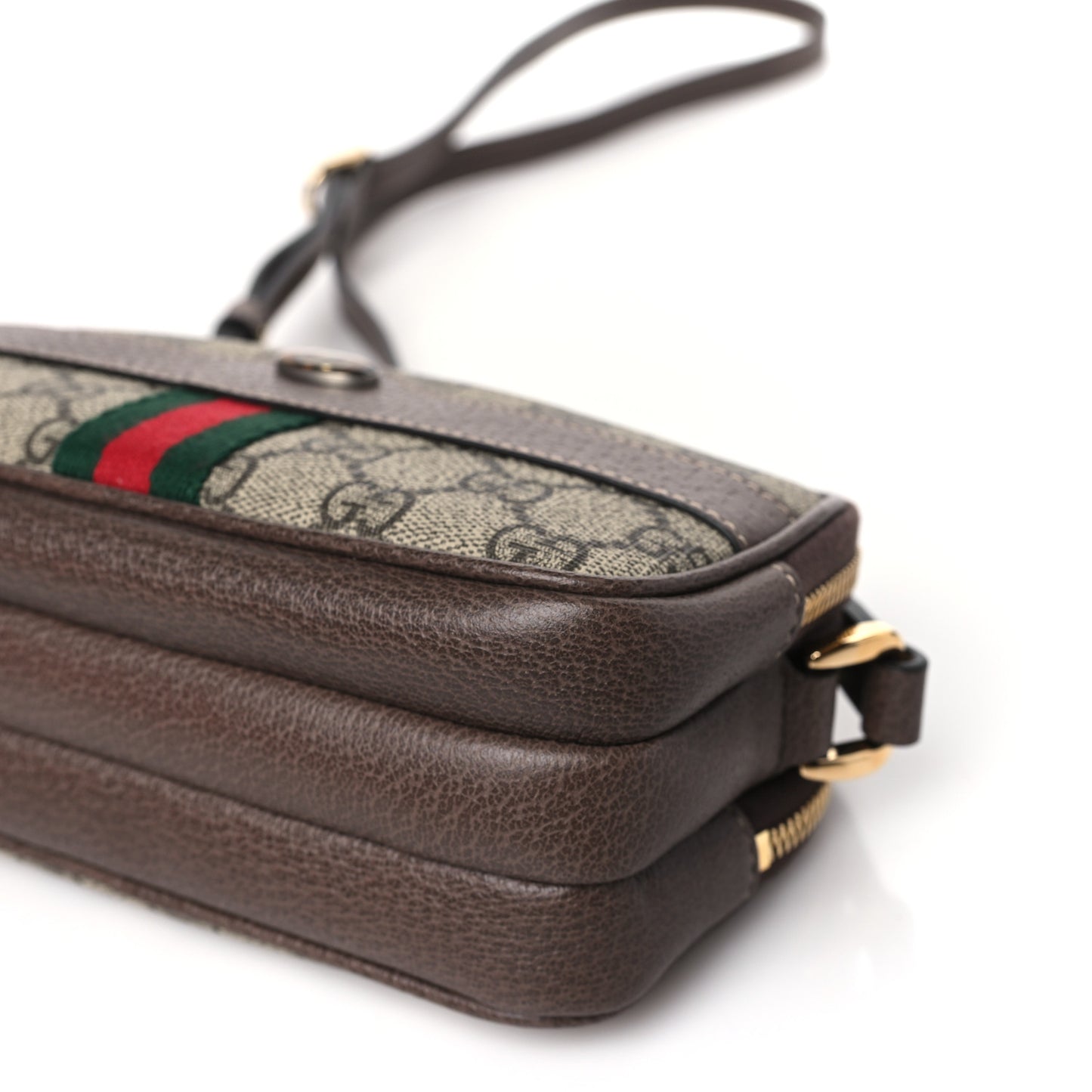 GG Supreme Monogram Web Mini Ophidia GG Bag Brown