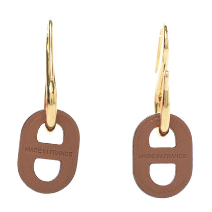 Hermes Swift O'Maillon Earrings Gold 3 of 6