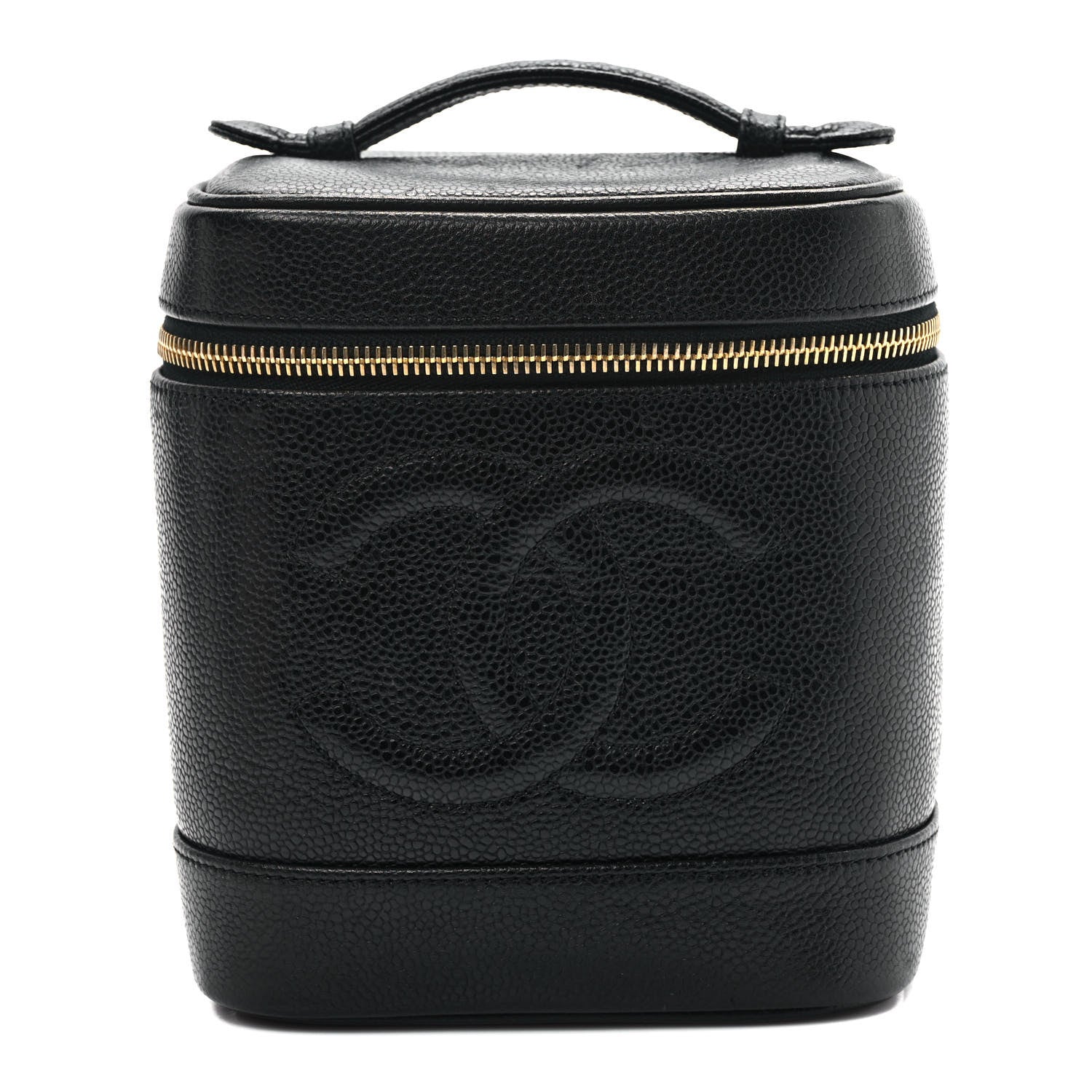 Chanel Caviar Vanity Cosmetic Case Black 1 of 11