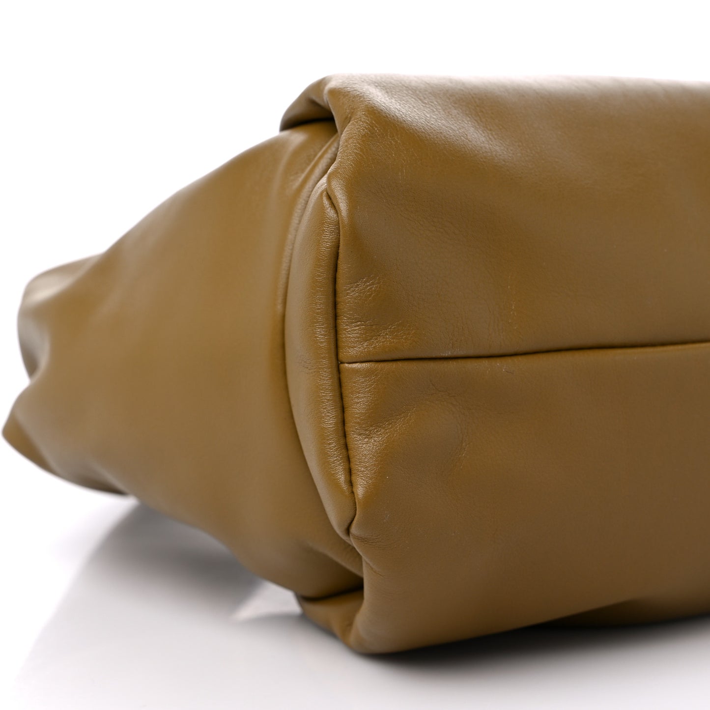 Smooth Butter Calfskin Small The Shoulder Pouch Moutarde