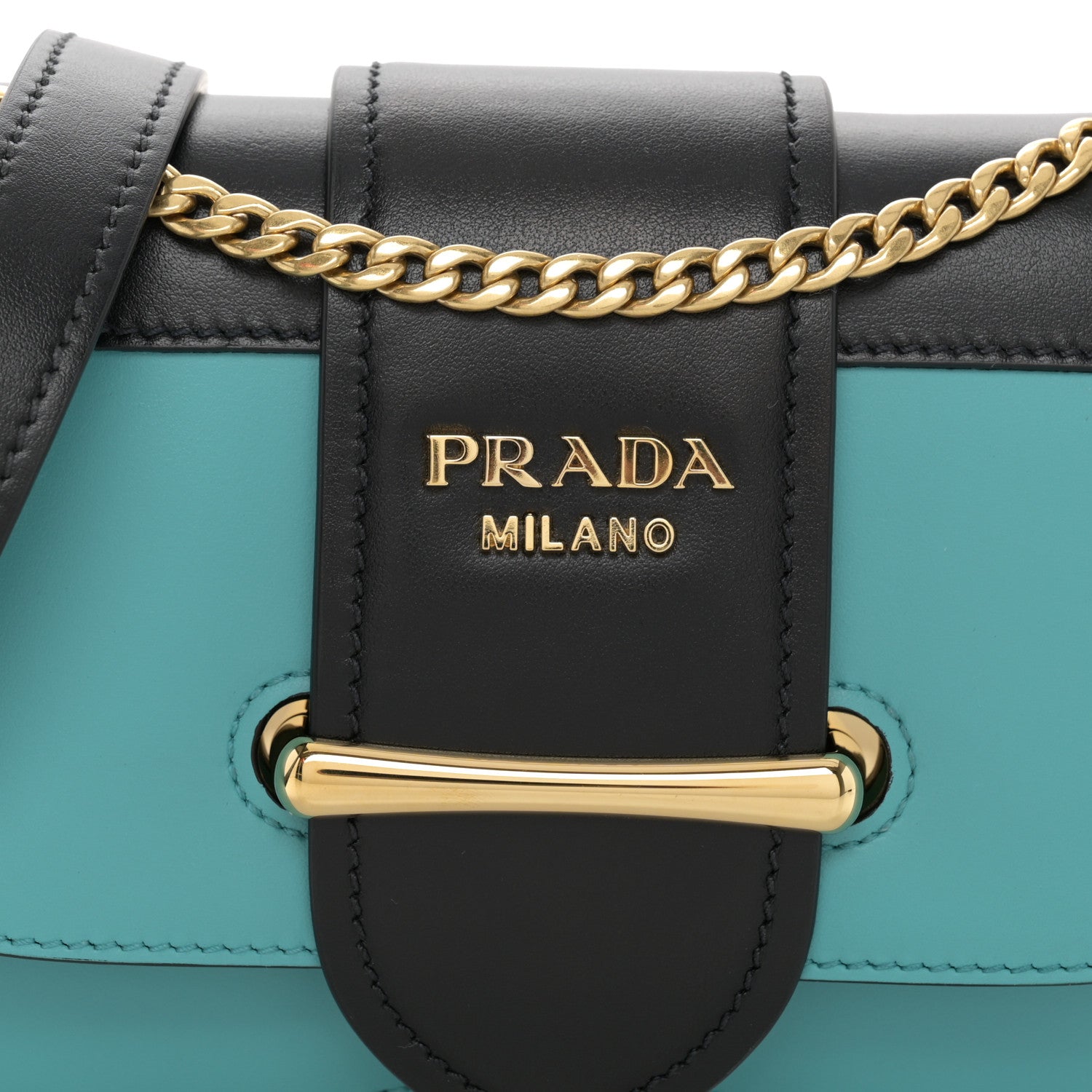 Prada City Calfskin Sidonie Belt Bag Assenzio Black 7 of 9