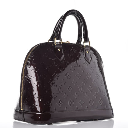 Louis Vuitton Vernis Alma PM Amarante 3 of 8