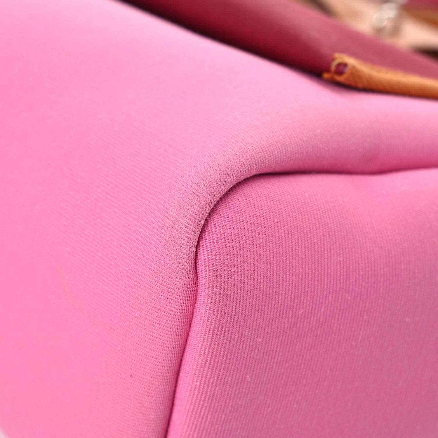 Hermes Toile Officier Vache Hunter Verso Herbag Zip PM 31 Bubblegum Rubis Naturel 13 of 14